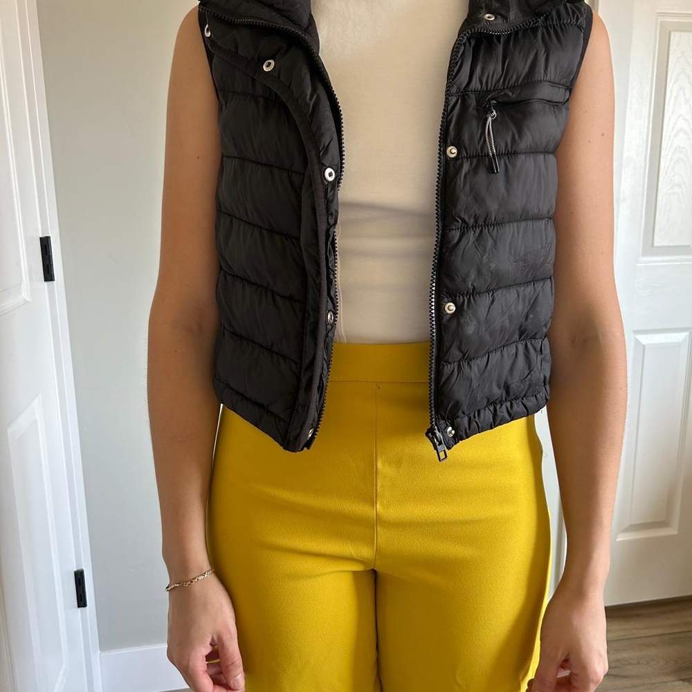 Black Puffer Vest